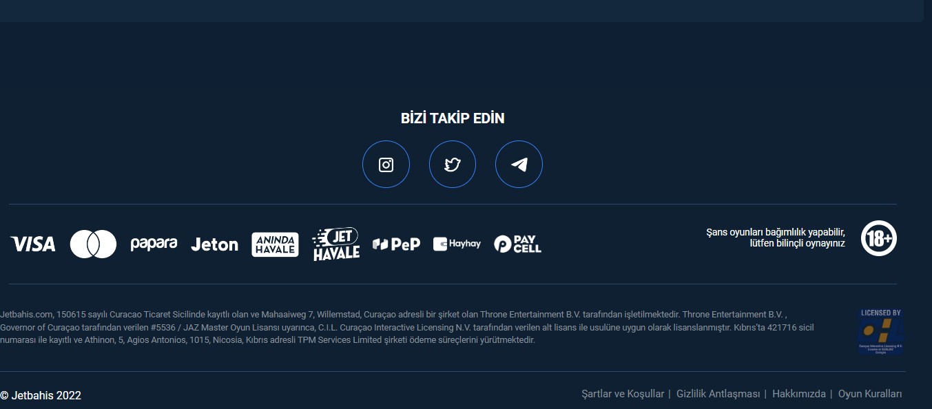 jetbahis altyapı standartları